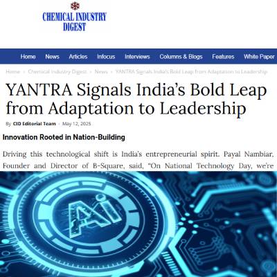 YANTRA Signals India’s Bold Leap from Adaptation to Leadership